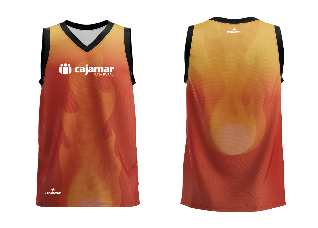 CAMISETA BALONCESTO NARANJA GENERACIÓN 23/25
