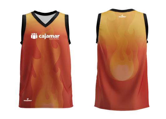 CAMISETA BALONCESTO NARANJA GENERACIÓN 23/25