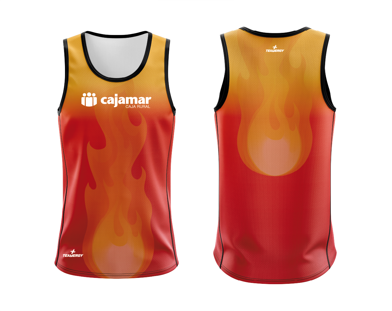 CAMISETA TIRANTES NARANJA GENERACIÓN 23/25