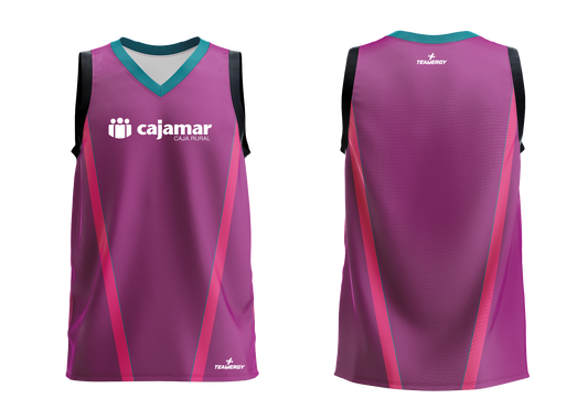 CAMISETA BALONCESTO ROSA GENERACIÓN 25/27