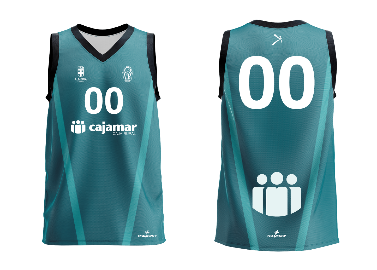 CAMISETA TIRANTES 1ª EQUIPACIÓN AZUL CB ALMERÍA