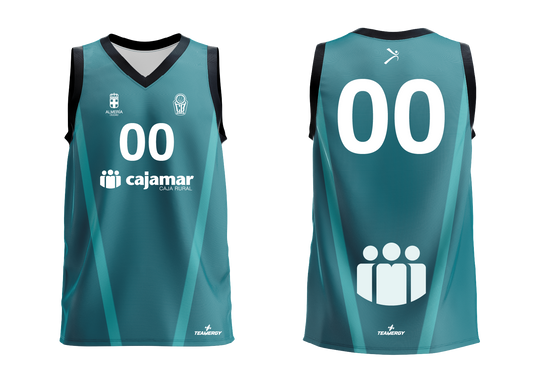 CAMISETA TIRANTES 1ª EQUIPACIÓN AZUL CB ALMERÍA