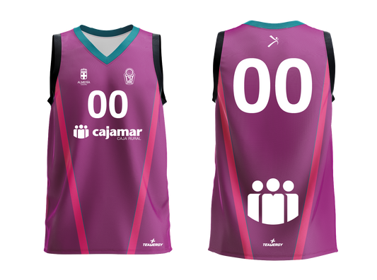 CAMISETA TIRANTES 2ª EQUIPACIÓN ROSA CB ALMERÍA