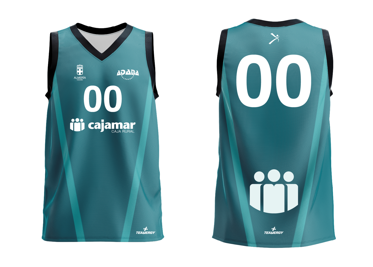 CAMISETA TIRANTES 1ª EQUIPACIÓN AZUL CB ADABA