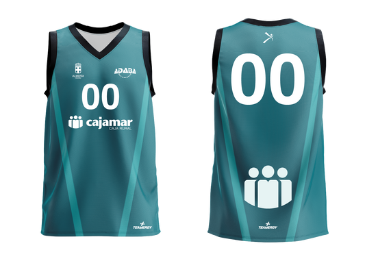 CAMISETA TIRANTES 1ª EQUIPACIÓN AZUL CB ADABA
