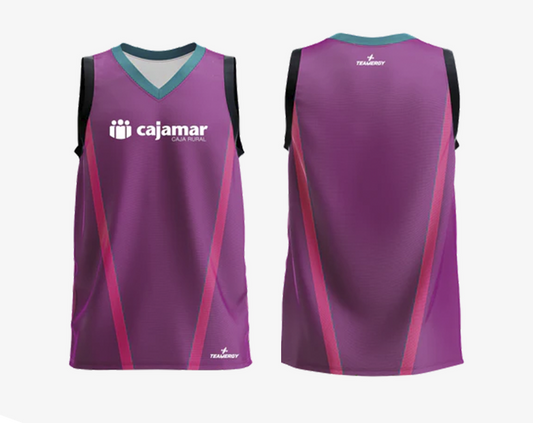 CAMISETA BALONCESTO ROSA 25/27