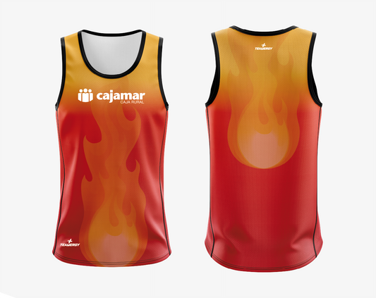 CAMISETA TIRANTES NARANJA 23/25