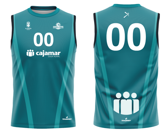 CAMISETA SIN MANAGAS 1ª EQUIPACIÓN AZUL CD MINTONETTE